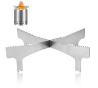 lasuroa Cadre de Table de Cuisson pour Foyer, 24,3cm Support de Foyer de Table Compatible avec la Plupart des Casseroles Poêles Camping Cuisinière d'Extérieur pour Poêle Solo Mesa/Solo Stove Mesa XL