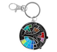 lasuroa Épingle Émaillée Roue Chromatique Anti-Stress, Spinner 20 Couleurs Broche Émaillée Interactive et Créative pour Réduire Pression Femmes et Hommes