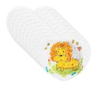 lasuroa Lot de 10 Feuilles Papier Mousse Texturé, Papier Gonflant Éponge Magique pour Dessin 3D Cartes en Cellulose Blanche pour Loisirs Créatifs (Forme de Cœur)