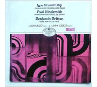Laszlo Mezo, Lorant Szucs - Igor Stravinsky: Italian Suite For Cello and Piano, Paul Hindemith: Sonata For Solo Cello Op. 25 No.3, Benjamin Britten: Suite For Cello Op. 72 [LP]
