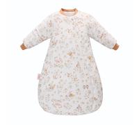 LAT Gigoteuse Bébé Hiver 3.5 TOG, Turbulette en Coton avec Manches Amovibles et Double Fermeture Éclair, Nid d'ange pour Nouveau-né