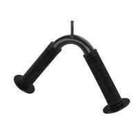 LAT Pulldown Bars, 29x15x2.5cm Tricep Exercise V-Shape Grip, Easy to Install Anti-Slip Cable Machine Grip for Shoulder Arm Fitness Pulldown Rowing Men Women Workout Home Gym Garage
