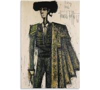 LATAFA Bernard Buffet Affiche Et Impressions Bernard Buffet Peinture sur Toile Mode《Clown》Art Mural Bernard Buffet Photos pour Chambre Décoration Intérieure 50x70cm sans Cadre