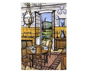 LATAFA Bernard Buffet Affiches Bernard Buffet Wall Art Bernard Buffet Estampes《La Baume》Peinture sur Toile Images Modernes pour la décoration Murale de la Maison 50x70cm sans Cadre