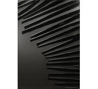 LATAFA Célèbres Affiches Pierre Soulages Graffiti Noir Art Mural Pierre Soulages Peinture sur Toile Pierre Soulages Impressions Décoration intérieure Photos 50x70cm sans Cadre