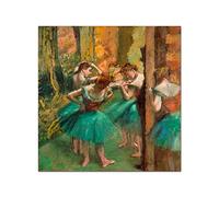 LATAFA Edgar Degas Posters Ballerina Dancer Canvas Wall Art Prints Impressionnisme Edgar Degas Peinture Photos Salon Moderne Décor 40x40cm Pas De Cadre