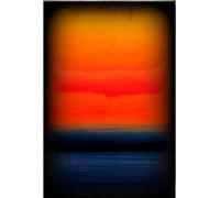 LATAFA Mark Rothko Affiche Blue Orange Wall Art Mark Rothko Prints Mark Rothko Canvas Peinture Mark Rothko Photos pour Salon Décor 40x60cm Pas de Cadre