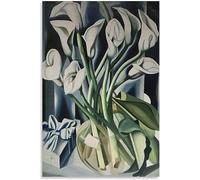 LATAFA Tamara De Lempicka Affiches Rétro Fleurs Toile Peinture Tamara De Lempicka Prints Tamara De Lempicka Art Mur Image Décoration 40x60cm sans Cadre