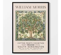 LATAFA William Morris Arbre Affiches Abstrait Feuille de Fruit Wall Art William Morris Imprime William Morris Toile Peinture Home Decor Photos 50x70cm sans Cadre