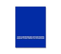 LATAFA Yves Klein Affiche Et Estampes Mode Minimaliste Toile Bleue Art Mural Yves Klein Peinture Yves Klein Photos pour La Maison Décoration Murale 40x60cm sans Cadre