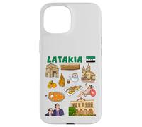 Latakia Syrie Coastal Heritage Art Travel Design Coque pour iPhone 15