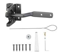 Latch de porte de clôture, verrou d'auto-verrouillage avec une traction câble printemps, clôture levier robuste pour piscine sécurisée extérieure, jardin, loquets extérieur