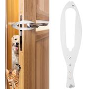 Latch de porte-parole de porte de chat | le chien hors de la boîte à ordures | Alternative installe des sangles de verrouillage élastique rapide, éloignez les chiens des déchets des chats