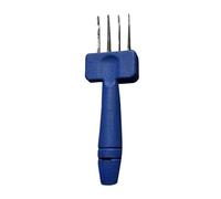 Latch Hook Tool, Binding-Off Maker, Knitting Edge Finisher, 4-Needle Crocheting Accessory, 8.27x2.17 Inches Quality Weaving Aid, Essential Crafting Supply for Beginners and Experts