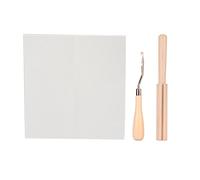 Latch Hook Tool Kit for DIY Crafts, Includes Blank Rug Hooking Mesh, Yarn Cutter, and Wooden Handle Crochet Hook, Ideal for Making Carpets, Cushions, and Pet Rugs