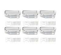 LATCH Spring - Matériau en fer durable Heavy Duty, construit - en piston de printemps pour une fermeture de porte facile, sans poignée nécessaire, idéal pour les bureaux d'hôtels