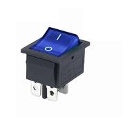 Latching Rocker Switch Power Switch I/O 4 Pins 6 Pins with Light 16A 250VAC 20A 125VAC KCD4 2/3position NWPNLXEA(2position 4PIN B)