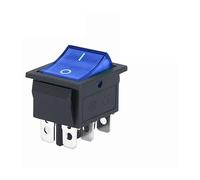 Latching Rocker Switch Power Switch I/O 4 Pins 6 Pins with Light 16A 250VAC 20A 125VAC KCD4 2/3position NWPNLXEA(2position 6PIN B)