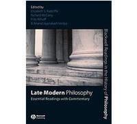 Late Modern Philosophy, Blackwell Readings in the History of Philosophy Elizabeth Schmidt Radcliffe (Auteur)