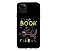 Late Night Book Club Bookish Reading Roman Library Cafe Art Coque pour iPhone 11 Pro Max
