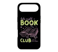 Late Night Book Club Bookish Reading Roman Library Cafe Art Coque pour iPhone Air