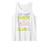 Late Night Book Club Bookworm Reading Just One More Chapter Débardeur
