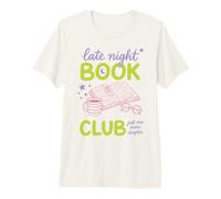 Late Night Book Club Bookworm Reading Just One More Chapter T-Shirt Haut de Gamme