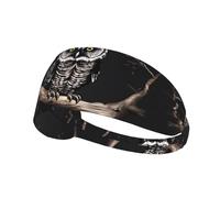 Late Night Hibou Imprimé Bandeau de Sport Bandeau pour Cyclisme Tennis Voyage Sports de Plein Air