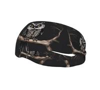 Late Night Owl Bandeau de sport pour course à pied, cyclisme, yoga et fitness