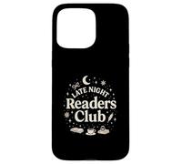 Late Night Readers Club Moon & Stars Book Lover Coque pour iPhone 15 Pro Max