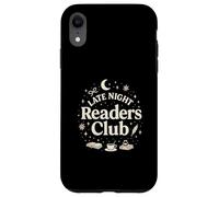 Late Night Readers Club Moon & Stars Book Lover Coque pour iPhone XR