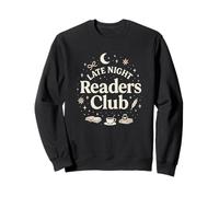 Late Night Readers Club Moon & Stars Book Lover Sweatshirt