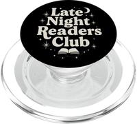 Late Night Readers Club - Moon & Stars Book Lover Tee PopSockets PopGrip pour MagSafe