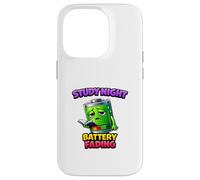 Late Night Study Energy Drain Humour Coque pour iPhone 14 Pro