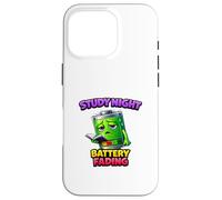 Late Night Study Energy Drain Humour Coque pour iPhone 16 Pro