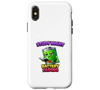 Late Night Study Energy Drain Humour Coque pour iPhone X/XS