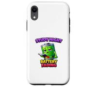 Late Night Study Energy Drain Humour Coque pour iPhone XR