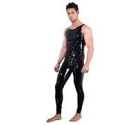 LATE X Combinaison en Latex Noir Taille L