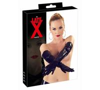 LATE X - Longs gants y en latex noir L