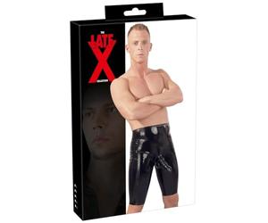 Late X Short à vélo Boxers sexy homme Noir M