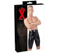 Late X Short à vélo Boxers sexy homme Noir XL
