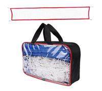 Latebebebe Pool Volleyball Net 15x3ft Remplacement Portable PE Volleyball Net pour Piscine avec Sac de Rangement pour Plage, arrière-Cour, extérieur