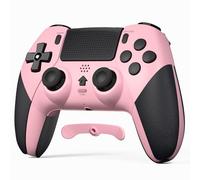 LATEC Manette pour PS4, Manette sans Fil pour PS4/Pro/Slim avec Programmation Macro, Capteur Gyroscopique 6 Axes, Double Vibration e Pavé Tactile