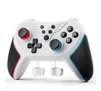 LATEC Manette pour Switch, Manette sans Fil Compatible avec Switch Lite/OLED,Turbo/Programmation Macro/Vibraton Réglable/6 Axes Gyroscope/Capture d'écran