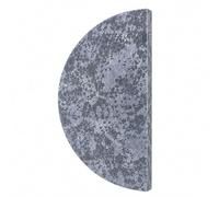 LATEEX® Pierre à stéatite demi-lune pour The Bastard VX Large - 49 x 24 x 3 cm - Pierre de cuisson extra forte de 3 cm en stéatite - Plaque de barbecue pour viande, poisson et légumes