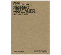 L'atelier Cinématographique De Siegfried Kracauer