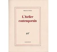 Francis Ponge – L'Atelier contemporain – Gallimard – Livre