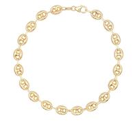 L'Atelier d'Azur Bracelet Or 18 Carats 750/000 Maille Grain de Café Jaune - Homme ou Femme