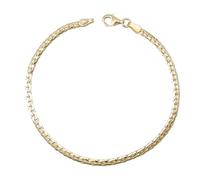 L'Atelier d'Azur - Bracelet Or Jaune Maille Haricot - Femme