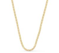 L'Atelier d'Azur - Collier/Chaîne Or Jaune Maille Oeil de Tigre - Homme - 50cm